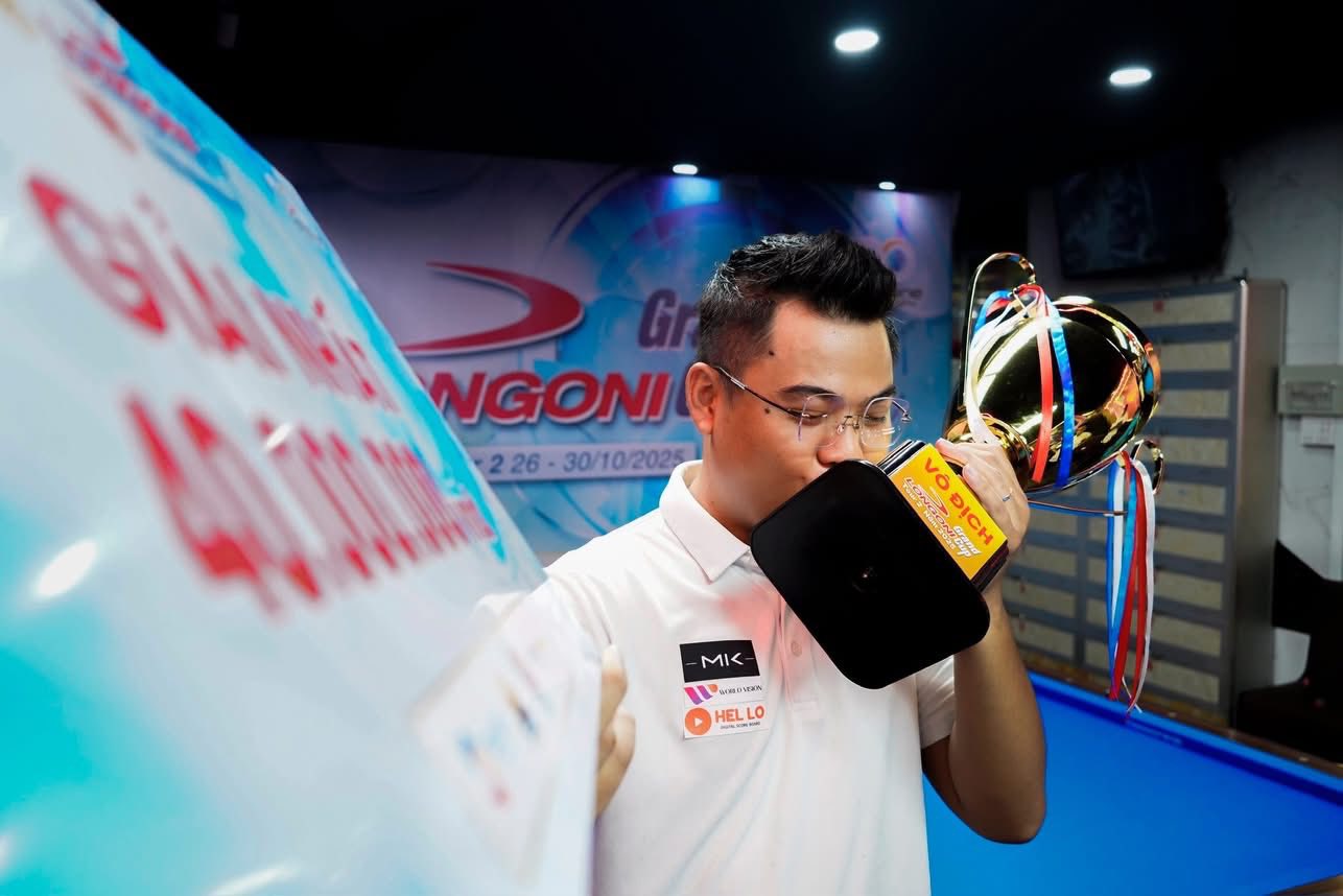 Trực tiếp billiard carom 3 băng Gwangju World Cup 2025 ngày 03/11: Việt Nam có 6 đại diện xuất trận