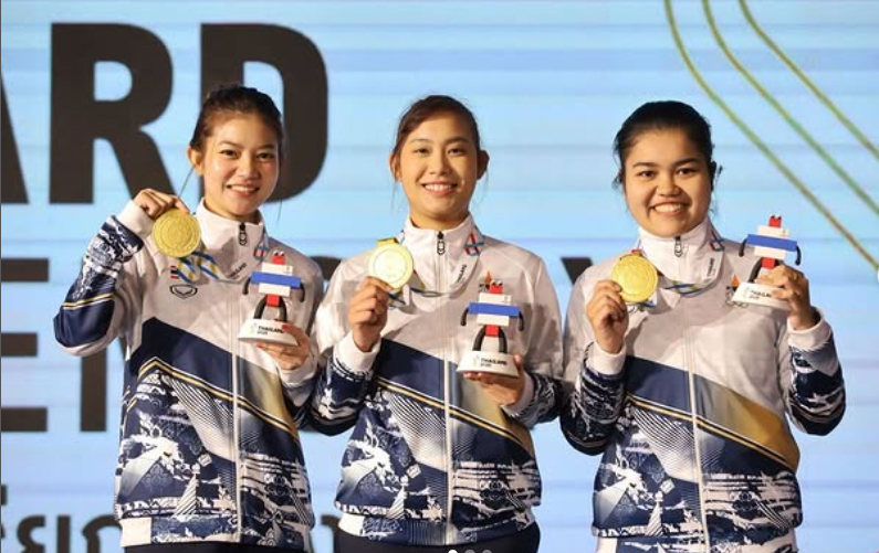 Dàn “siêu nhân” nữ billiards mang về huy chương vàng SEA Games 33 đồng đội nữ đầu tiên cho Thái Lan ở bộ môn Snooker