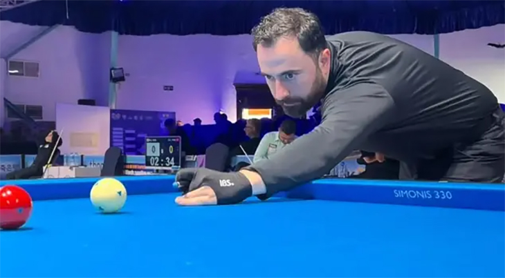 Tài năng Thổ Nhĩ Kỳ Berkay Karakurt vô địch World Cup Billiards 3C ngay lần đầu vào chung kết
