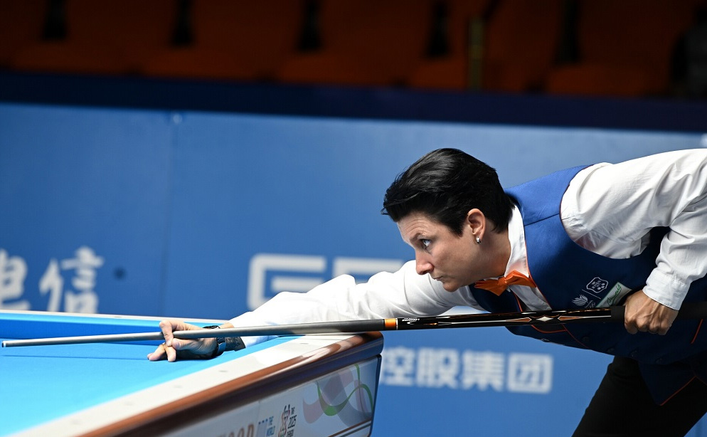 "Cựu nữ hoàng" Therese Klompenhouwer lưu danh lịch sử billiards tại World Games 2025