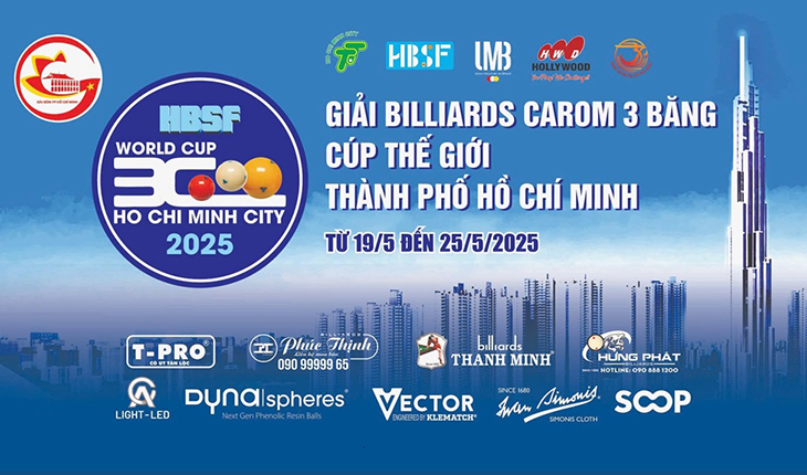 Lịch thi đấu billiard carom 3 băng TPHCM World Cup năm 2025 mới nhất ngày 24/05 Lịch thi đấu billiard carom 3 băng TPHCM World Cup năm 2025 mới nhất ngày 24/05