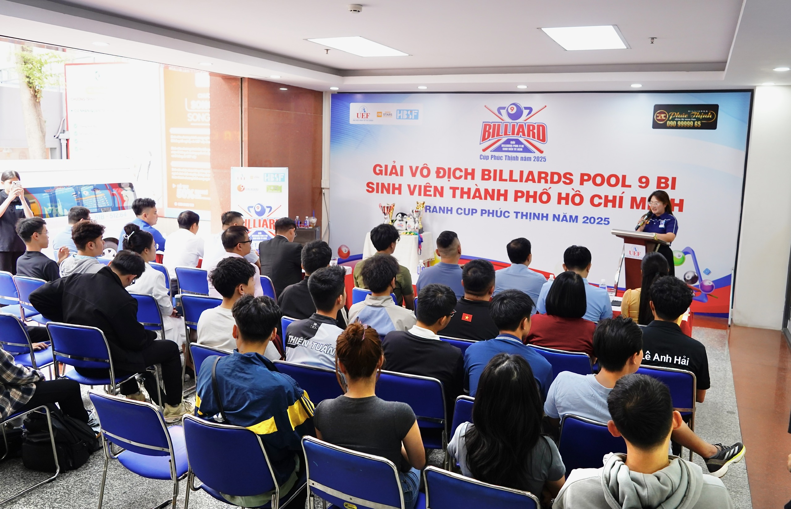 Tập đoàn Billiards Phúc Thịnh tài trợ chính cho giải Pool sinh viên TP.HCM năm 2025