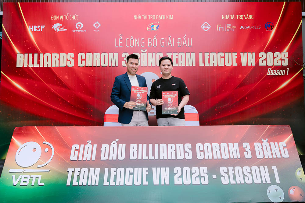 Billiards Team League VN 2025: Hội tụ tinh hoa, đột phá thể thức, chuyển mình lịch sử