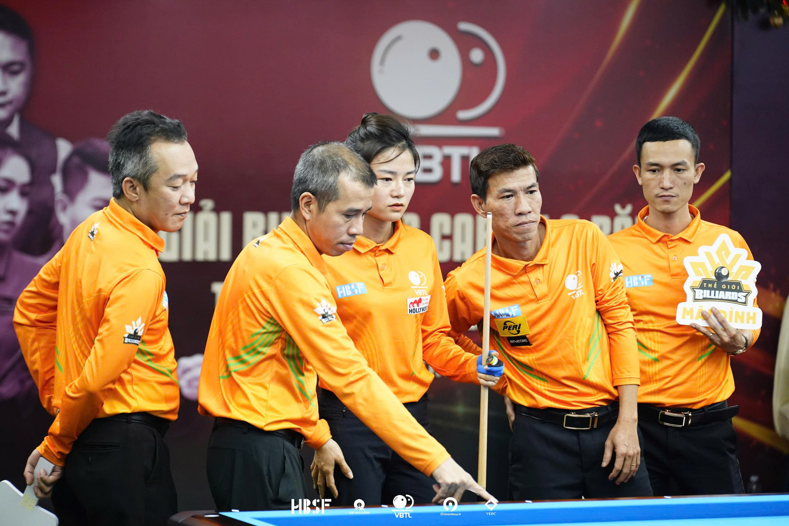 Giải Billiards Carom 3 băng Team League (VBTL) 2025: Trần Quyết Chiến và đồng đội nắm lợi thế
