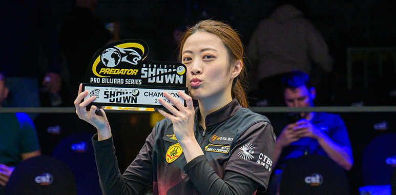 Số 1 thế giới Chieh-Yu Chou vô địch giải billiards PBS Women Showdown đầu tiên