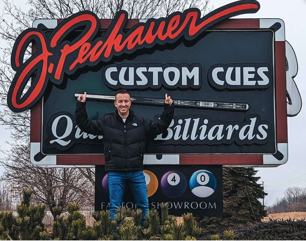 ĐKVĐ European Open David Alcaide ký hợp đồng độc quyền với hãng cơ billiards Pechauer