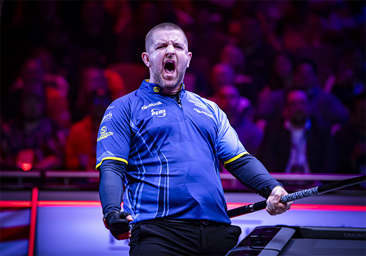 Ngày thi đấu thứ 2 giải billiard pool Mosconi Cup 2022