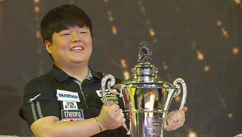 Myung Woo Cho vượt qua 3 tay cơ châu Âu để vô địch giải billiards Survival Masters 2024.