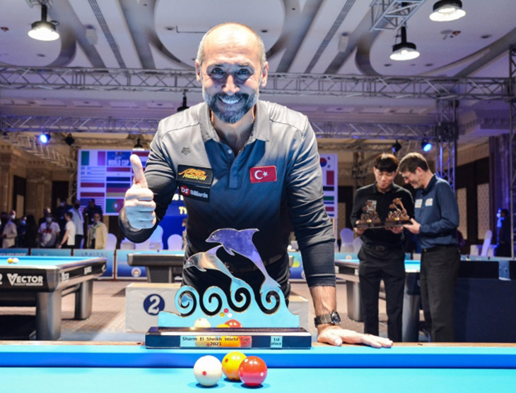 Kết quả billiards 5/12: "Phù thủy" Semih Sayginer lại vô địch World Cup sau 17 năm