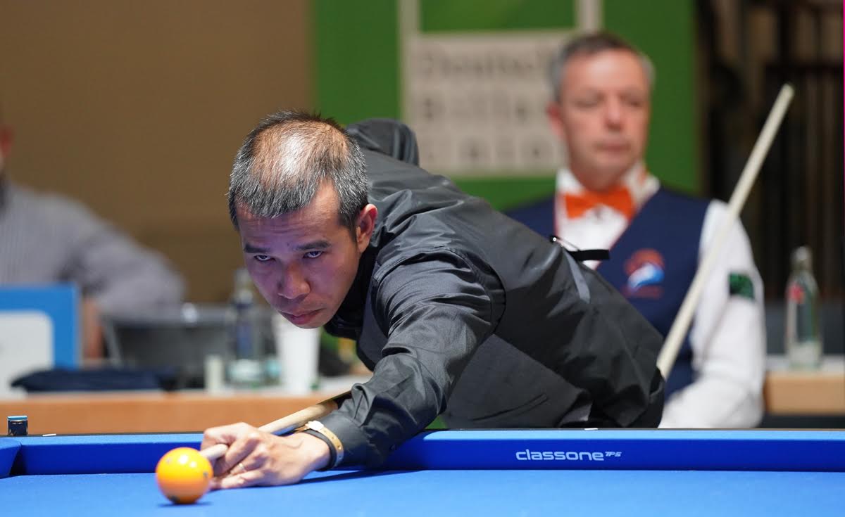 Giải billiard carom 3 băng World Cup - Ankara 2023: Trần Quyết Chiến vào thẳng vòng chính Giải billiard carom 3 băng World Cup - Ankara 2023: Trần Quyết Chiến vào thẳng vòng chính