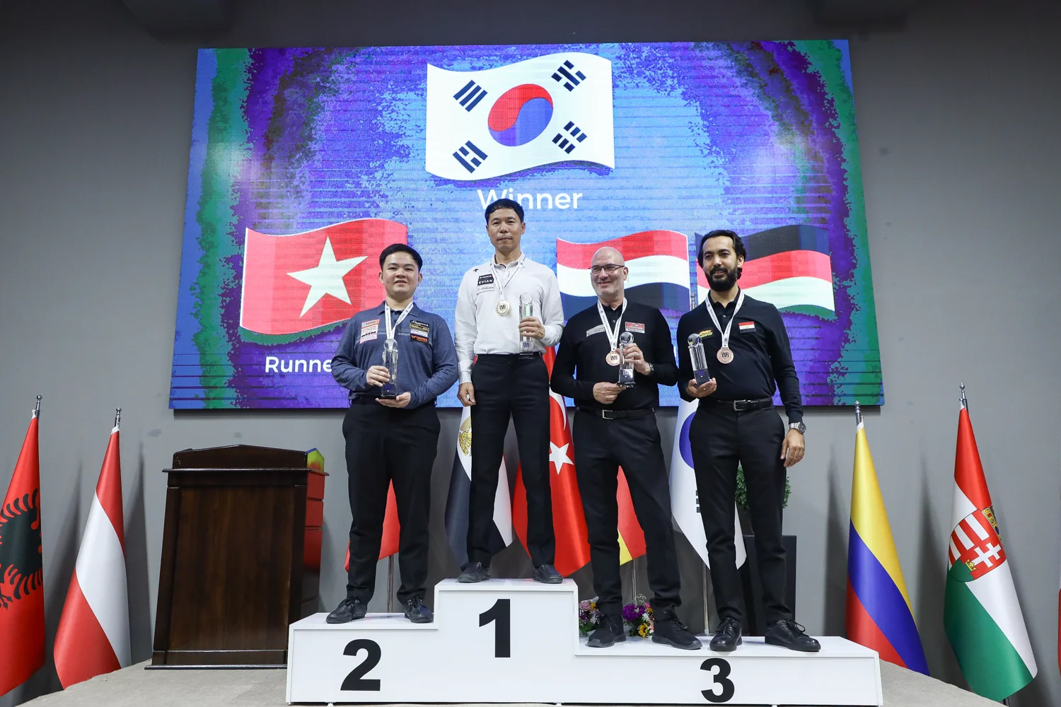 Bao Phương Vinh giành á quân giải billiards Ankara World Cup 2024, Trần Quyết Chiến dẫn đầu cả hai BXH
