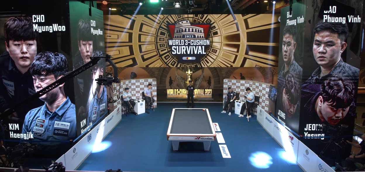 Giải billiard carom 3 băng World Survival 2023: Bao Phương Vinh, Trần Quyết Chiến đều thua Giải billiard carom 3 băng World Survival 2023: Bao Phương Vinh, Trần Quyết Chiến đều thua