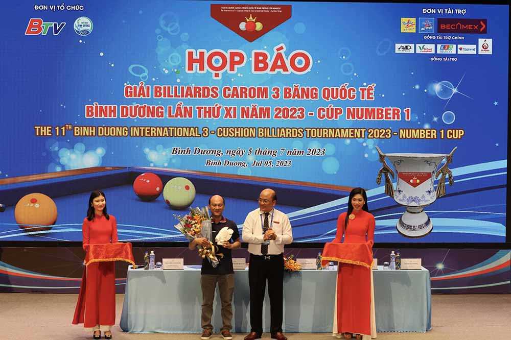 Giải Billiards Carom 3 băng Quốc tế Bình Dương: Trần Quyết Chiến trước dàn sao đối thủ