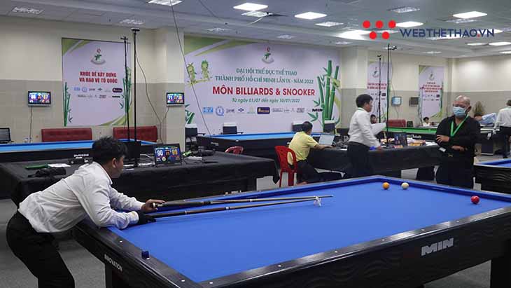 Lịch thi đấu v&agrave; kết quả billiards ĐH TDTT TPHCM 2022 mới nhất