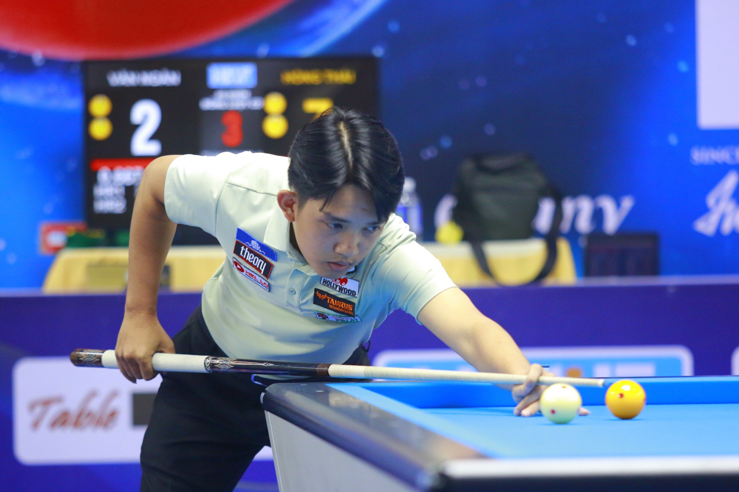 Chiêm Hồng Thái lập series kỷ lục của hệ thống giải billiards HBSF