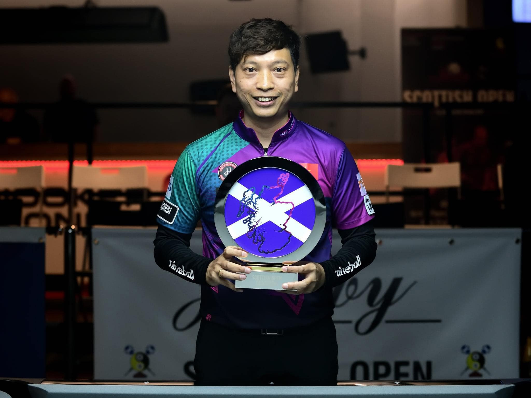 Dương Quốc Hoàng vô địch giải billiards Scottish Open 2024