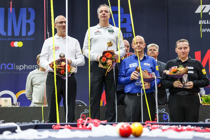 Giải billiard 3 băng Veghel World Cup 2023: Dick Jaspers vô địch với màn trình diễn trên 4 chấm
