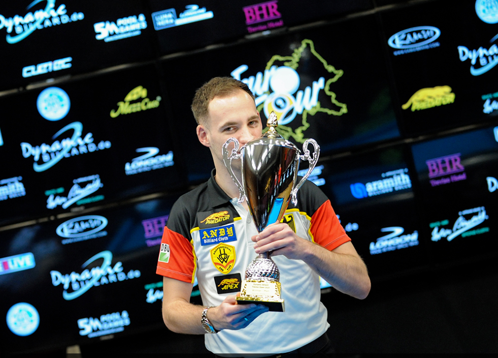 Cơ thủ Đức Joshua Filler vô địch Dynamic Billard Euro Tour lần thứ 3 liên tiếp