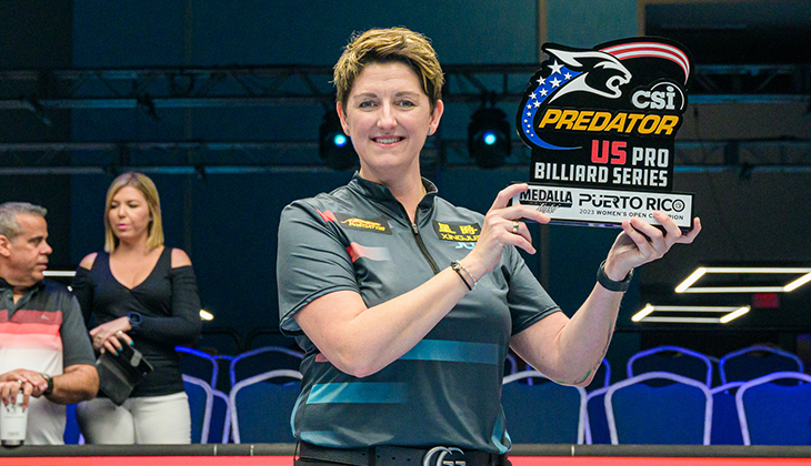 C&aacute;c giải billiards Puerto Rico vinh danh Kelly Fisher v&agrave; Konrad Juszczyszyn