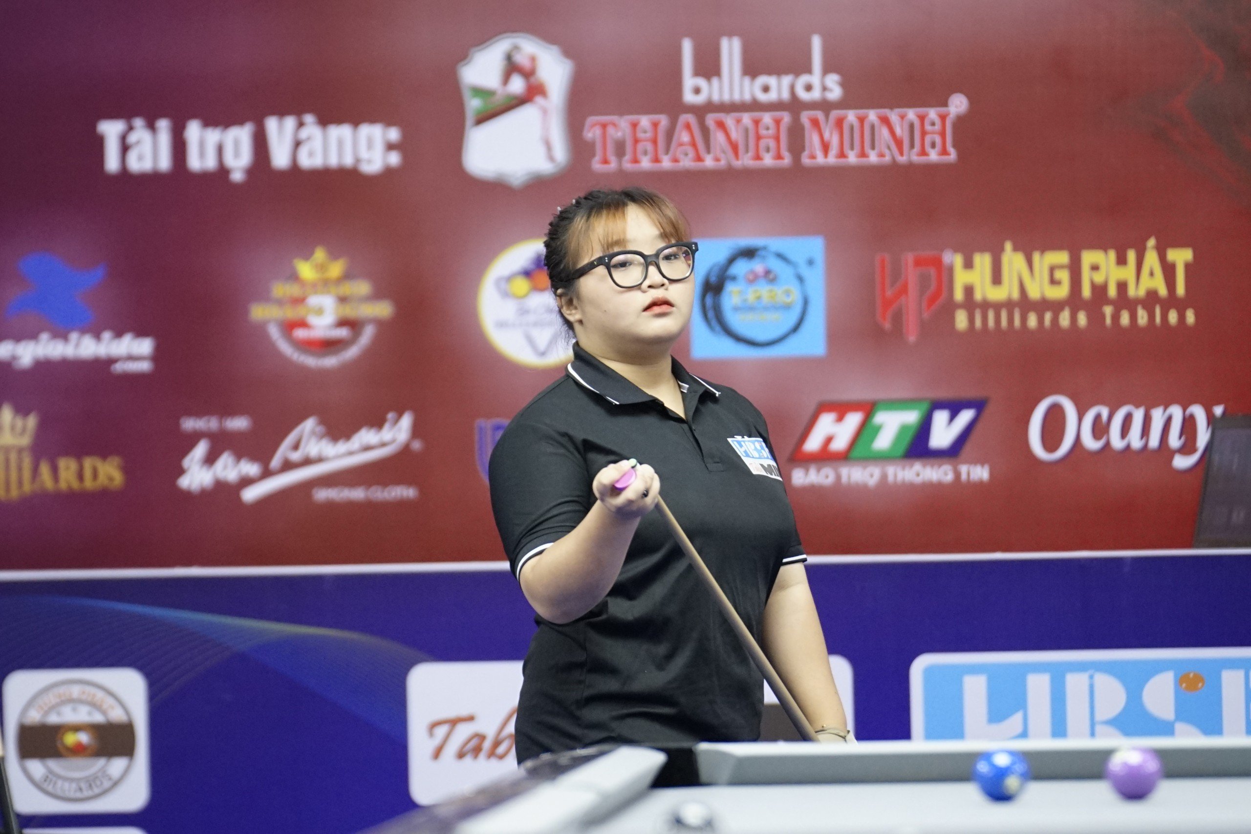 Top 5 "bông hồng" billiards ở giải Pool 9 Bi HBSF Tour 1 năm 2024 tranh Cúp Min Table