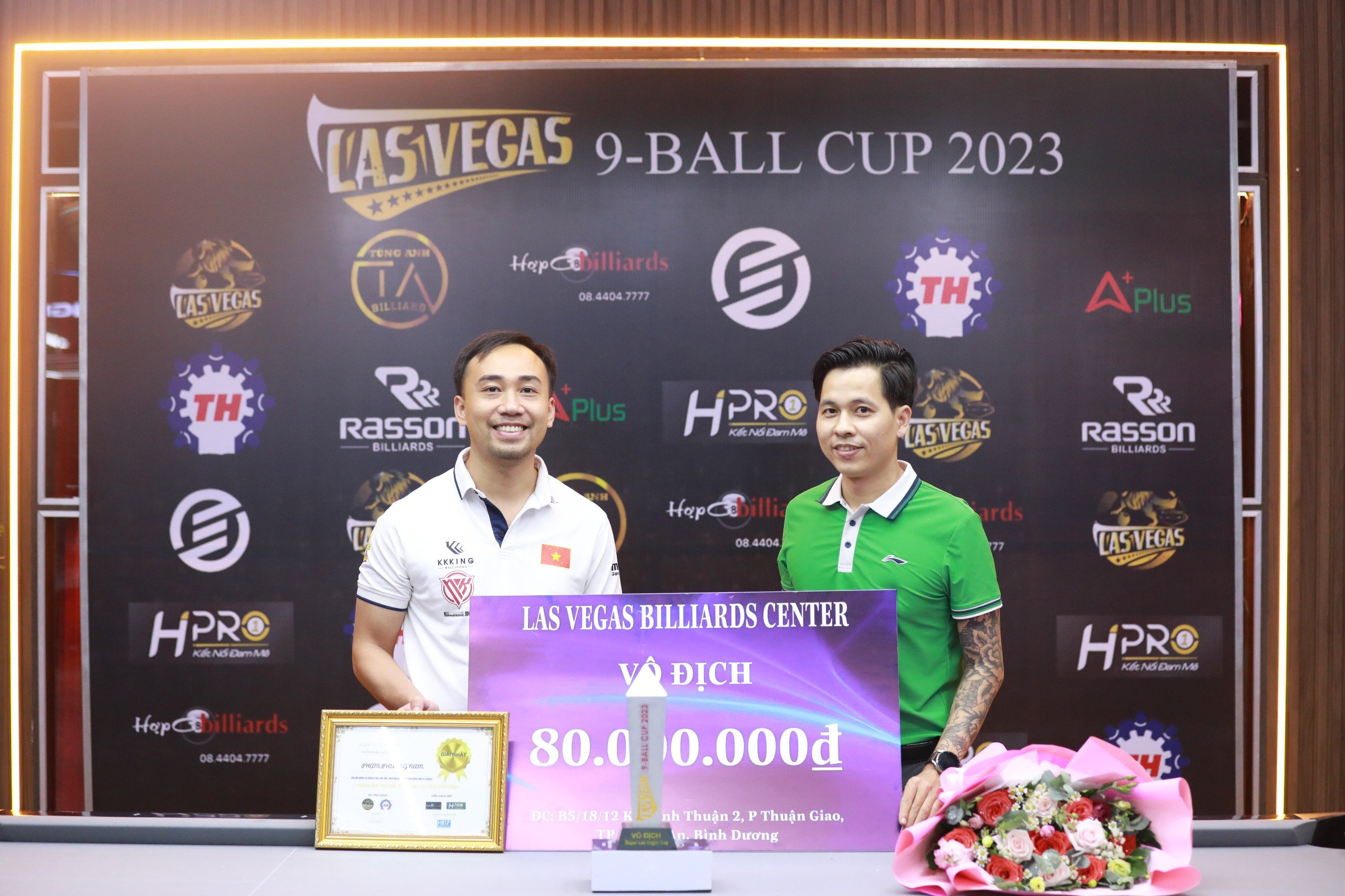 Phạm Phương Nam v&ocirc; địch giải billiards Super Las Vegas B&igrave;nh Dương Cup 2023&nbsp;