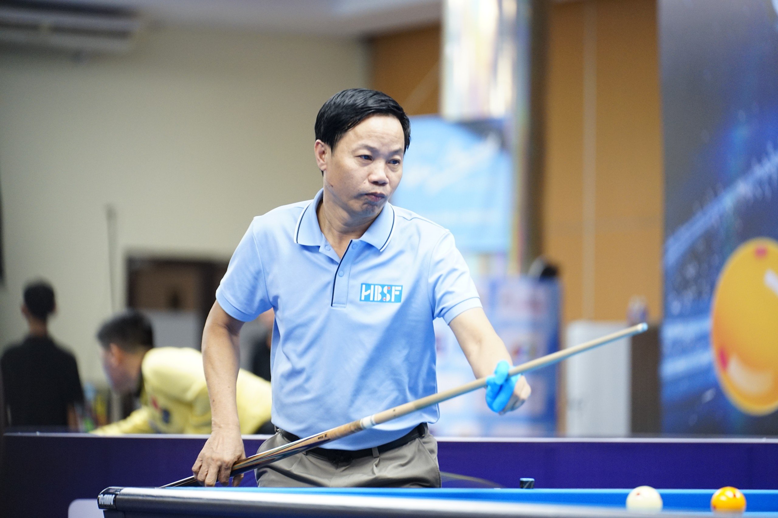 Chủ tịch HBSF tạo ấn tượng mạnh để vào "bảng tử thần" ở Tour 2 giải billiard carom 3 băng HBSF 2024