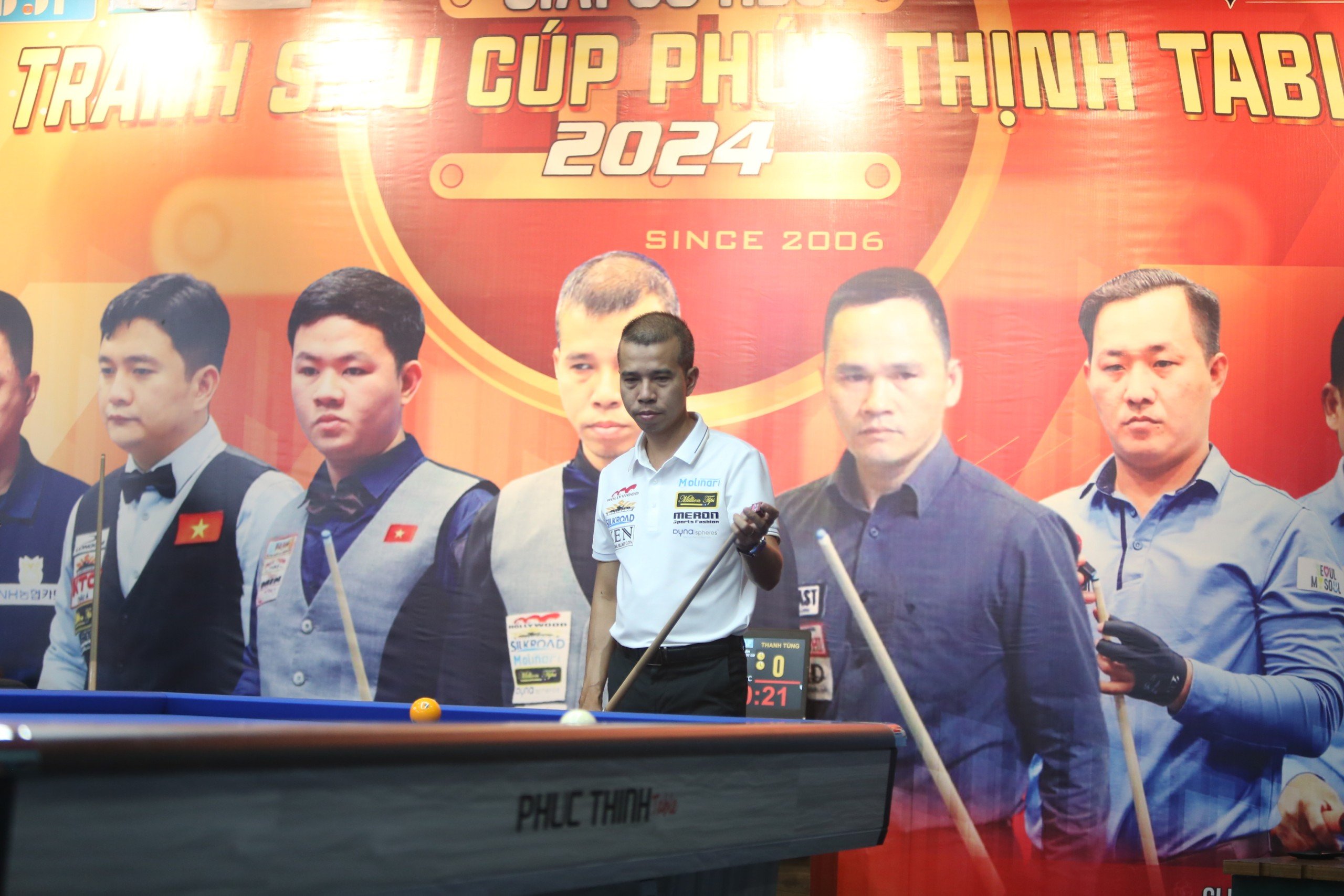 Trần Quyết Chiến lại vào bảng tử thần ở vòng 2 giải billiards 3C HBSF tranh Siêu Cúp Phúc Thịnh Table 2024