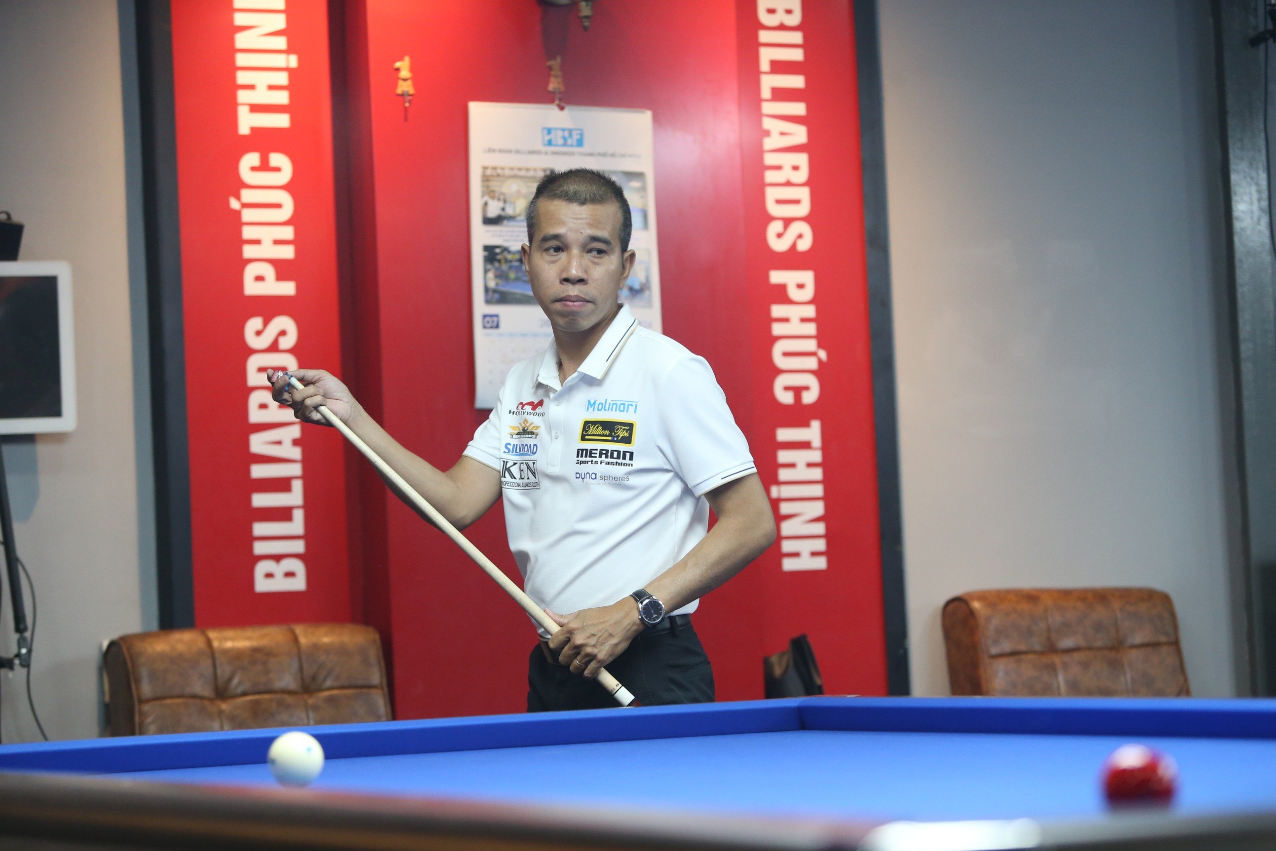 Trần Quyết Chiến lại vượt bảng "tử thần" ở giải billiards 3C HBSF tranh Siêu Cúp Phúc Thịnh Table 2024
