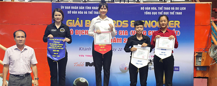 Kết quả billiards mới nhất 1/10: TP.HCM giành ngôi nhất toàn đoàn