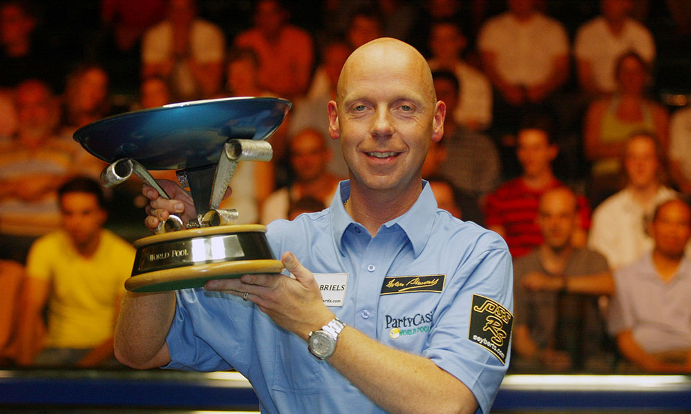 Ralf Souquet đang giữ kỷ lục vô địch giải billiards World Pool Masters