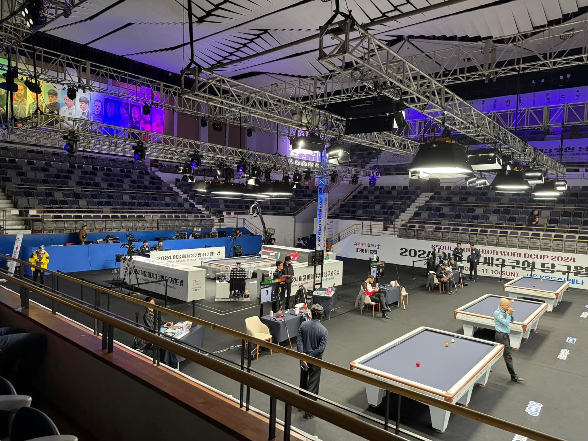 Trực tiếp billiard carom 3 băng Seoul World Cup 2024 ngày 06/11