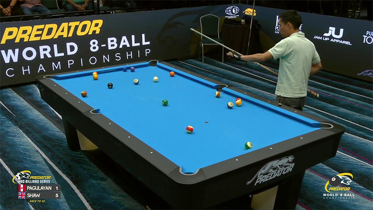 Giải billiards Vô địch thế giới pool 8 bi 2022: Shaw không hiểu vì sao Pagulayan chịu thua