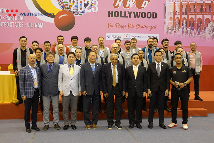 Giải Billiard Carom 3 băng World Cup TPHCM 2023: 7 cao thủ Việt đấu "cọp" thế giới