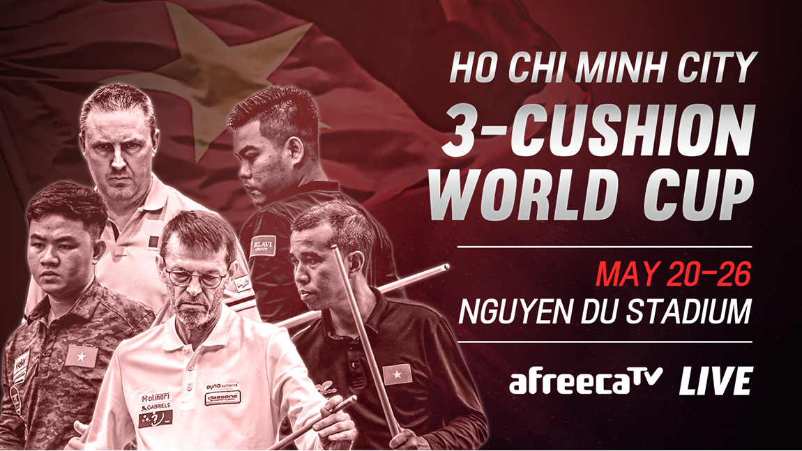 Lịch thi đấu billiards carom 3 băng TPHCM World Cup năm 2024 mới nhất ng&agrave;y 22/05