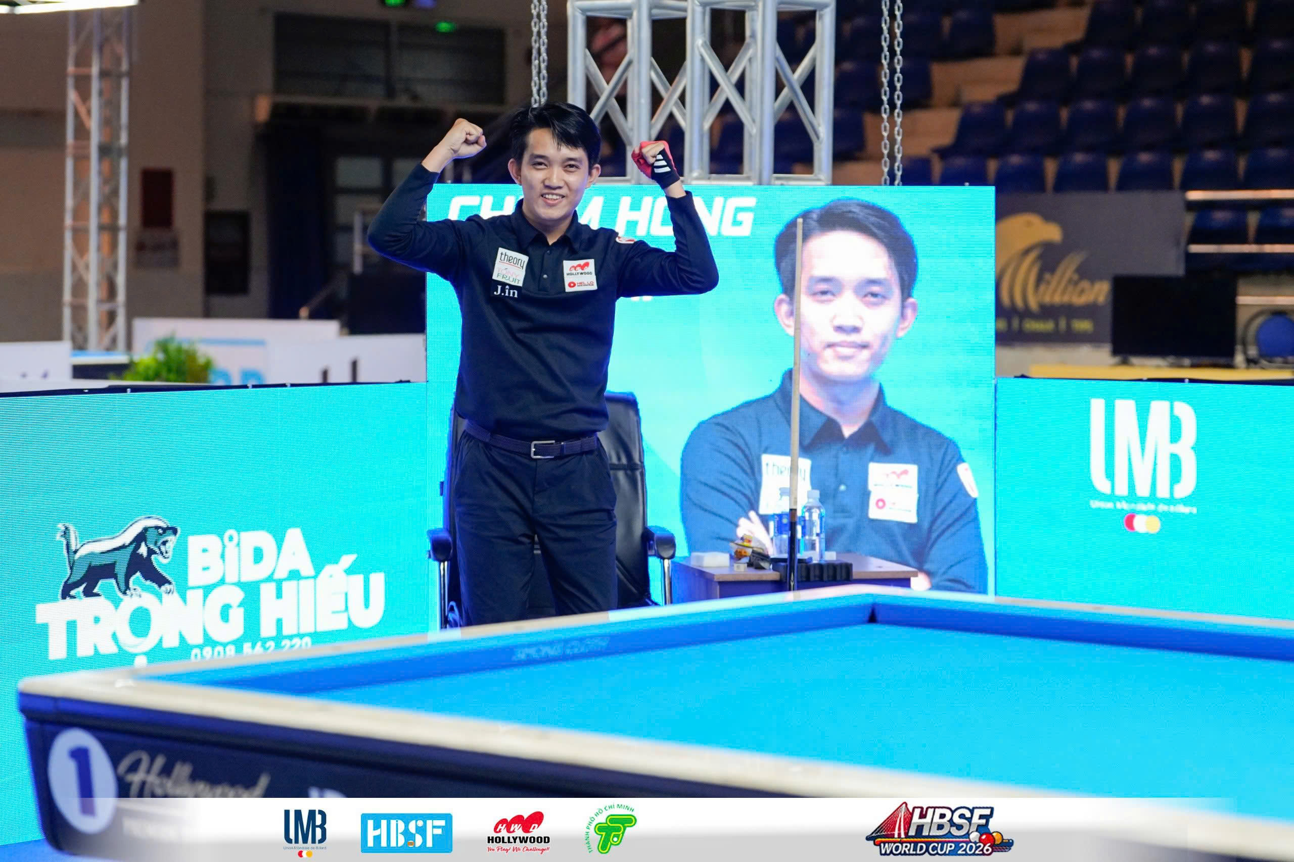 Chi&ecirc;m Hồng Th&aacute;i gia nhập top 12 thế giới sau ng&ocirc;i &Aacute; qu&acirc;n billiard 3C World Cup TP.HCM 2026, v&agrave;o nh&oacute;m c&aacute;c hạt giống