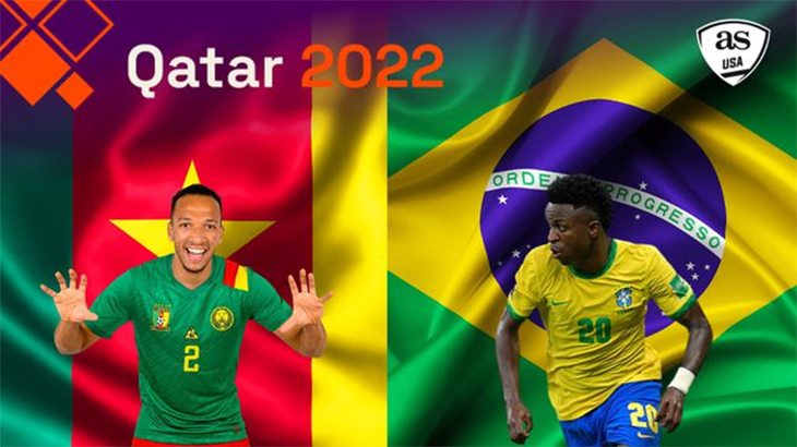 World Cup 2022: Nhận định, dự đoán Brazil vs Cameroon