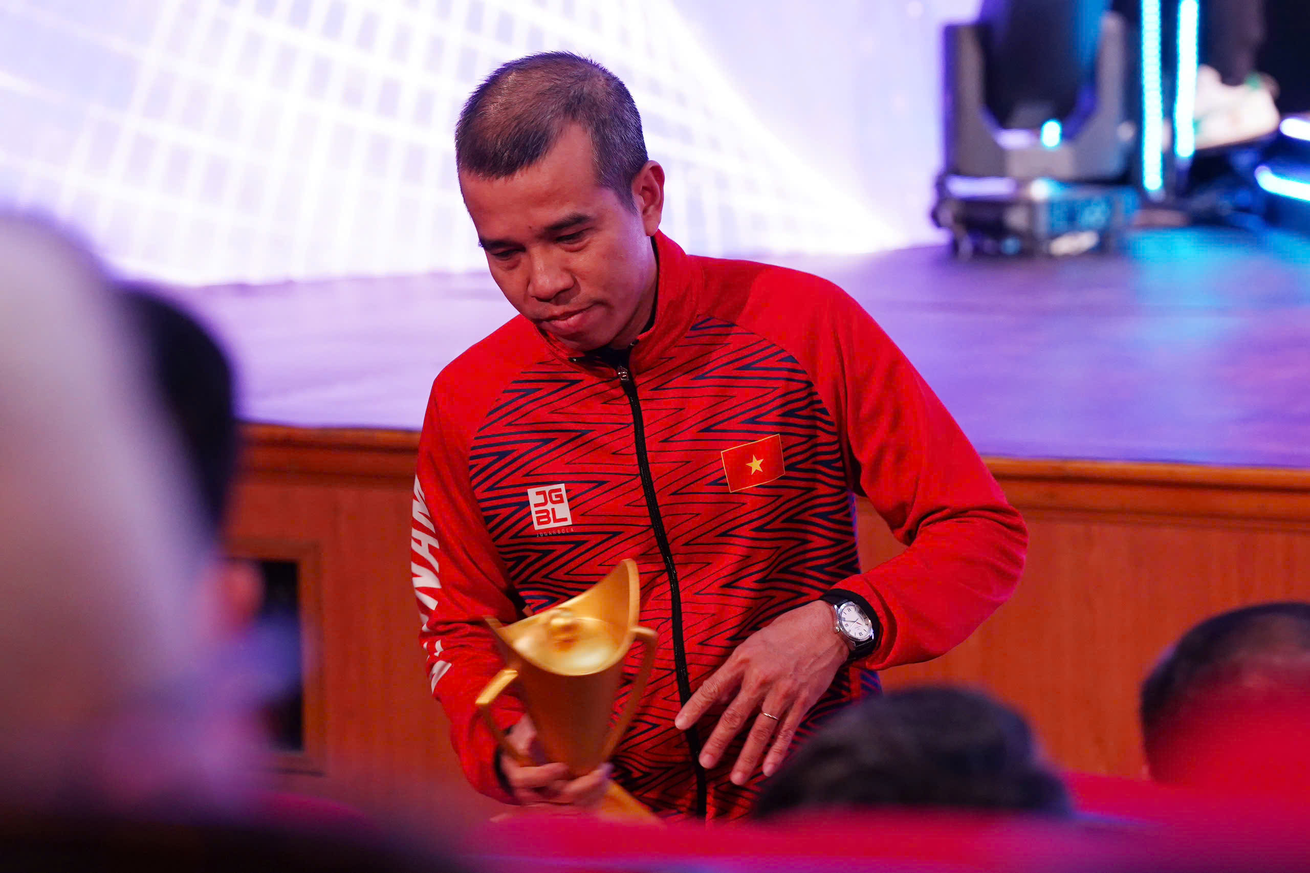 Cơ thủ Trần Quyết Chiến chẳng buồn v&igrave; mất V&agrave;ng SEA Games 33, bởi billiards 3C Việt Nam đ&atilde; vượt tầm SEA Games qu&aacute; xa