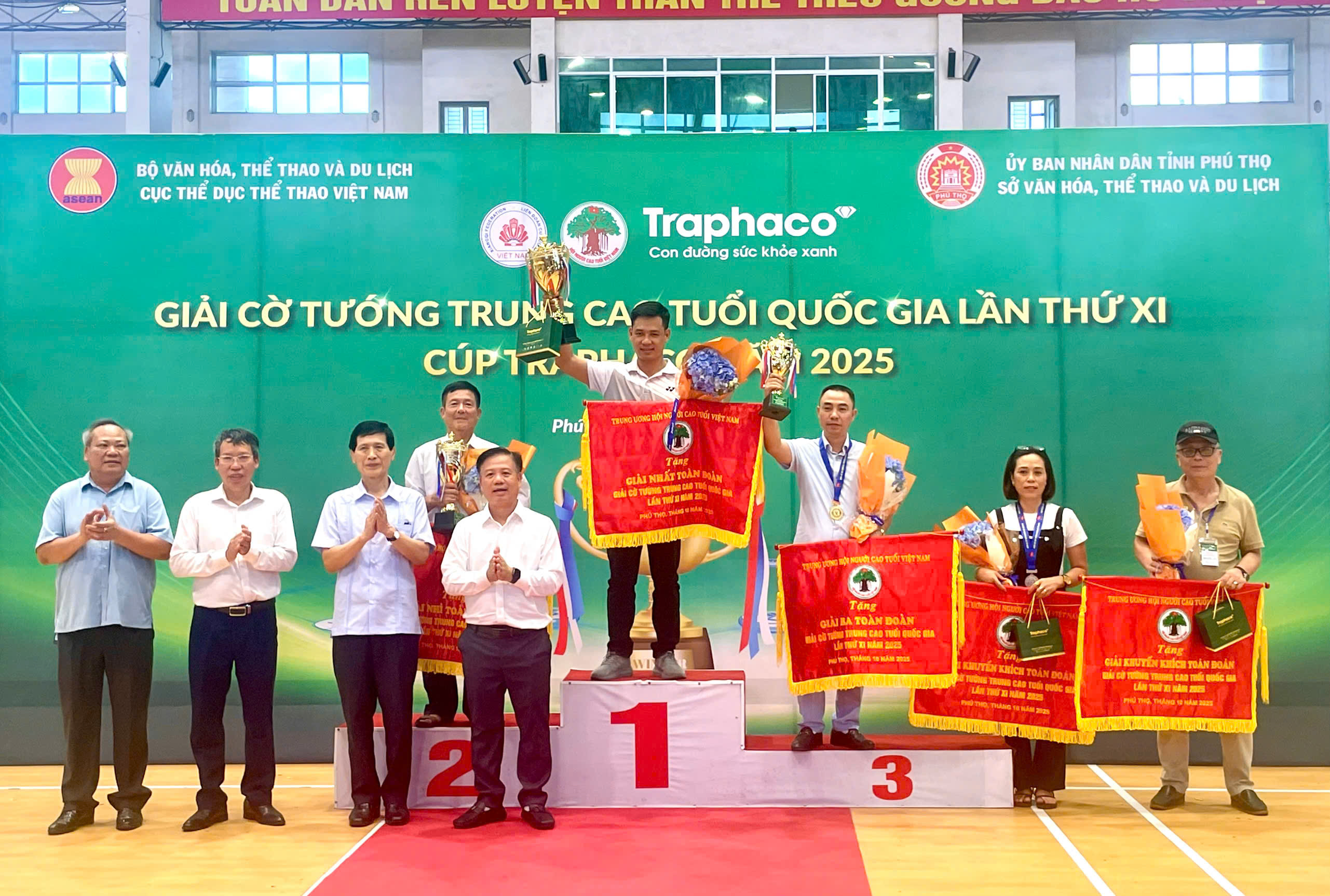 Đà Nẵng vô địch toàn đoàn Cờ Tướng trung cao tuổi Quốc gia 2025