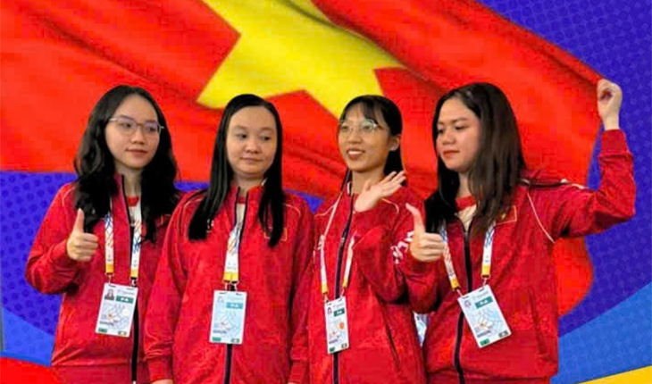 SEA Games 33: Tuyển nữ Việt Nam đoạt huy chương Bạc nội dung Cờ Nhanh Đồng đội Nữ ASEAN