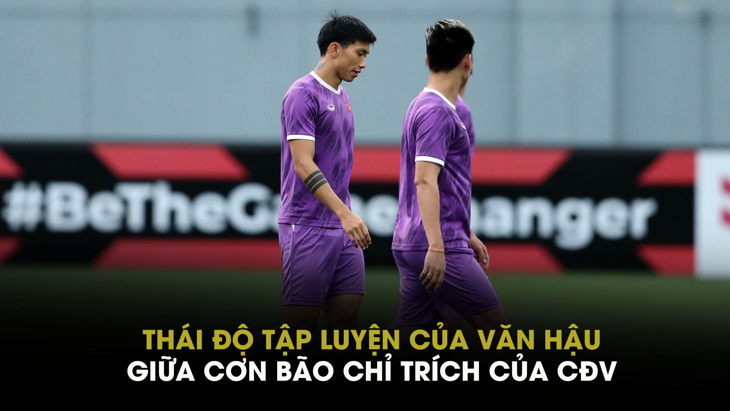 Thái độ tập luyện của Đoàn Văn Hậu giữa cơn bão chỉ trích từ CĐV sau trận Việt Nam vs Malaysia