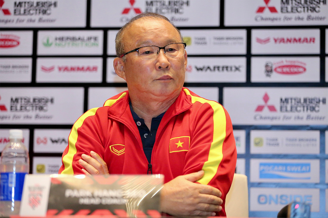 Bị Singapore cầm hòa ở AFF Cup 2022, HLV Park Hang Seo tự tin: “Đừng lo mất ngôi đầu”