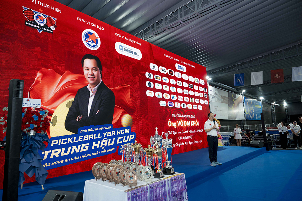 Giải đấu Pickleball YBA HCM 2025 - Trung Hậu Cup gây ấn tượng mạnh mẽ