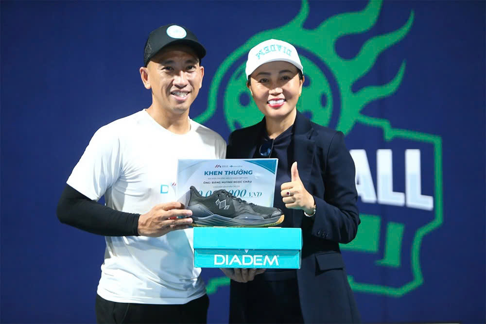 Đại diện Diadem Sport Việt Nam Châu Đặng giành chức vô địch Pickleball quốc gia 2025