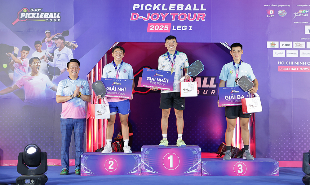 Giải Pickleball D-Joy Tour 2025 - Chặng 1 thành công rực rỡ với hơn 300 vận động viên tham dự và 626 trận đấu