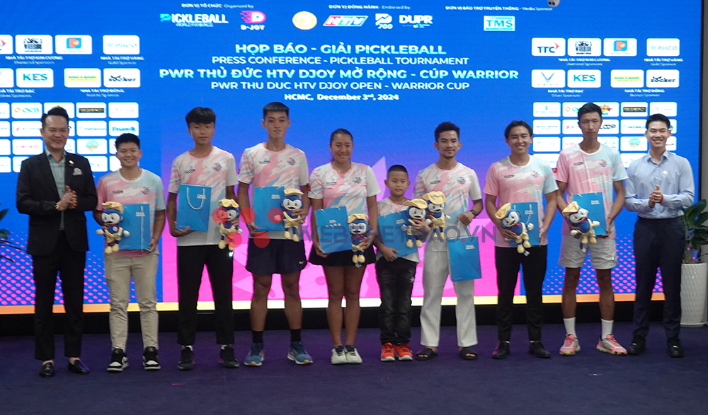Giải pickleball PWR Thủ Đức HTV DJOY mở rộng - C&uacute;p WARRIOR c&oacute; tổng gi&aacute; trị giải thưởng gần 3 tỷ đồng