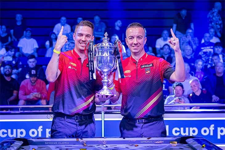 Kết quả World Cup of Pool 2022 ngày 20/6: Tây Ban Nha giành ngôi vô địch lịch sử