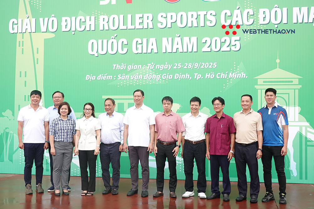 Giải vô địch Roller Sports các đội mạnh Quốc gia năm 2025: Quy tụ tinh hoa 10 tỉnh thành