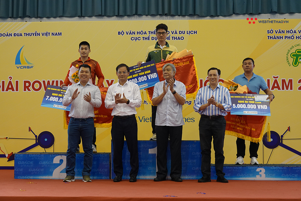Giải Rowing m&aacute;y v&ocirc; địch Quốc gia năm 2023: TPHCM nhất to&agrave;n đo&agrave;n