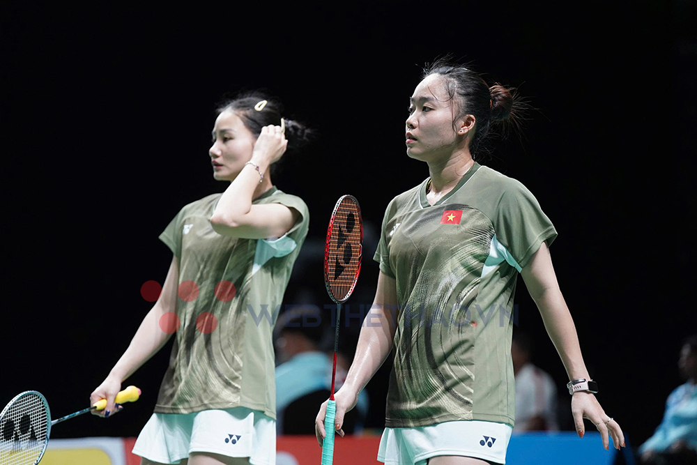 Cầu l&ocirc;ng Singapore International 2026: Đ&ocirc;i nữ Phạm Thị Kh&aacute;nh / Phạm Thị Diệu Ly ngược d&ograve;ng nghẹt thở v&agrave;o tứ kết