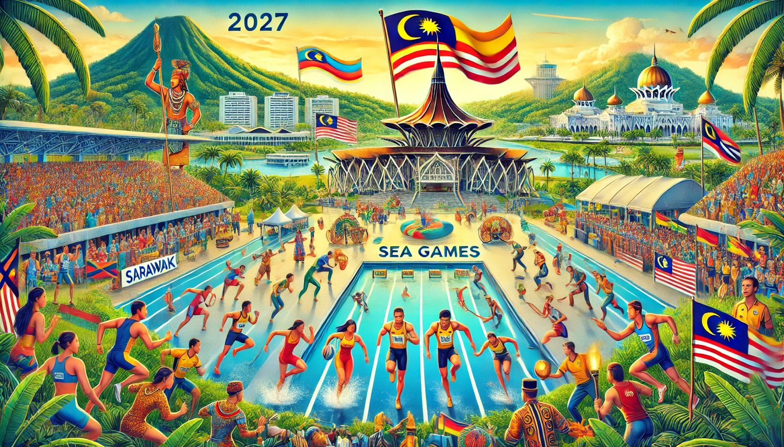 SEA Games 2027 kích hoạt chiến lược phát triển kinh tế toàn diện của Sarawak SEA Games 2027 kích hoạt chiến lược phát triển kinh tế toàn diện của Sarawak